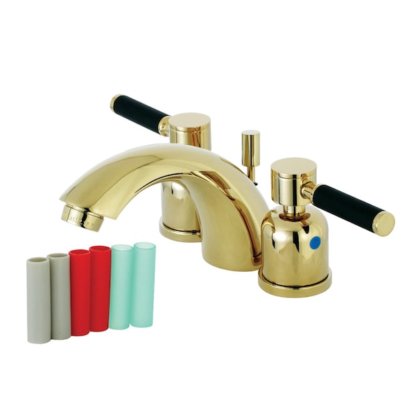 KB8952DKL Mini-Widespread Bathroom Faucet, Polished Brass